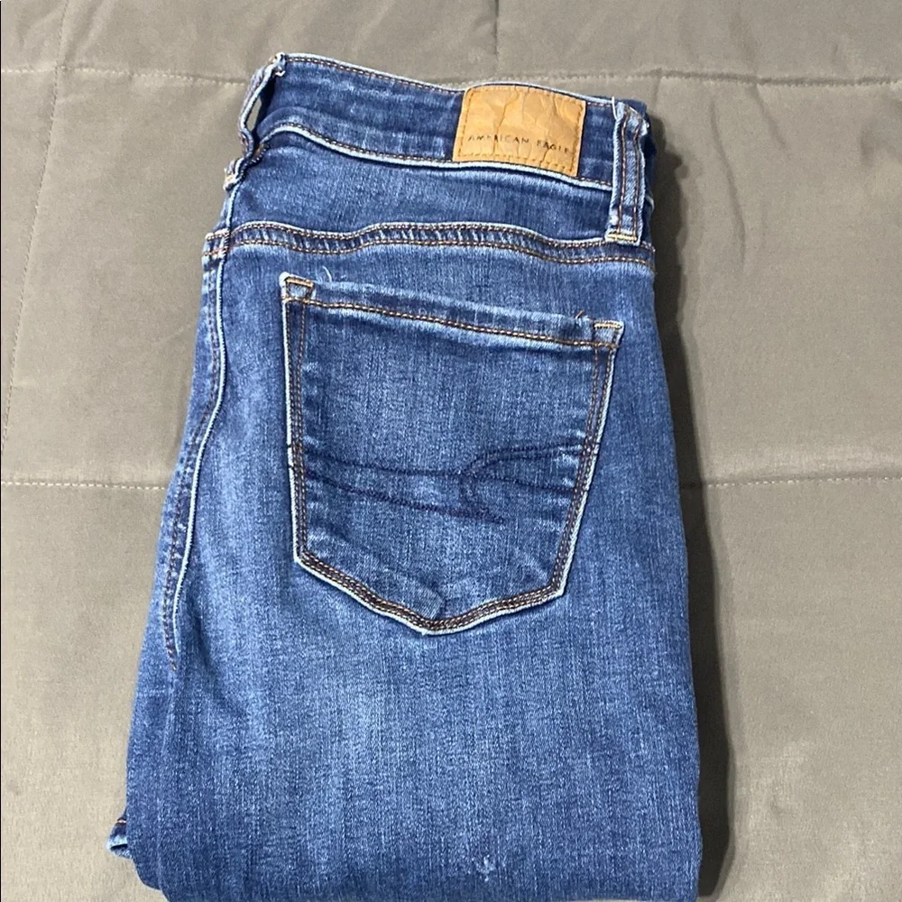 American Eagle 🦅 Skinny Kick jeans. Size 00 Regular - Picture 1 of 7